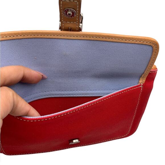 Vintage COACH y2k Red 2 Toned Wristlet - Picture 9 of 14